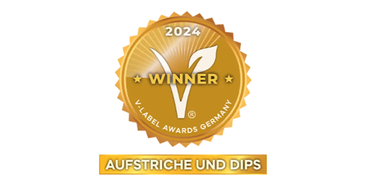 Die Auszeichnung „V-Label Deutschland“. 