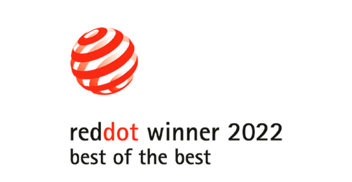 Das Logo des Red Dot Awards. 