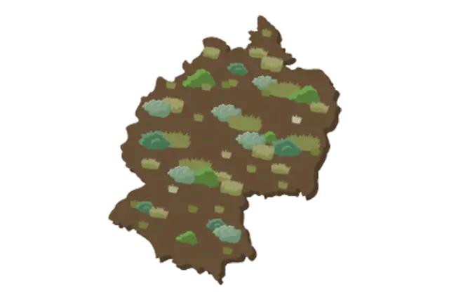 Illustration von Land