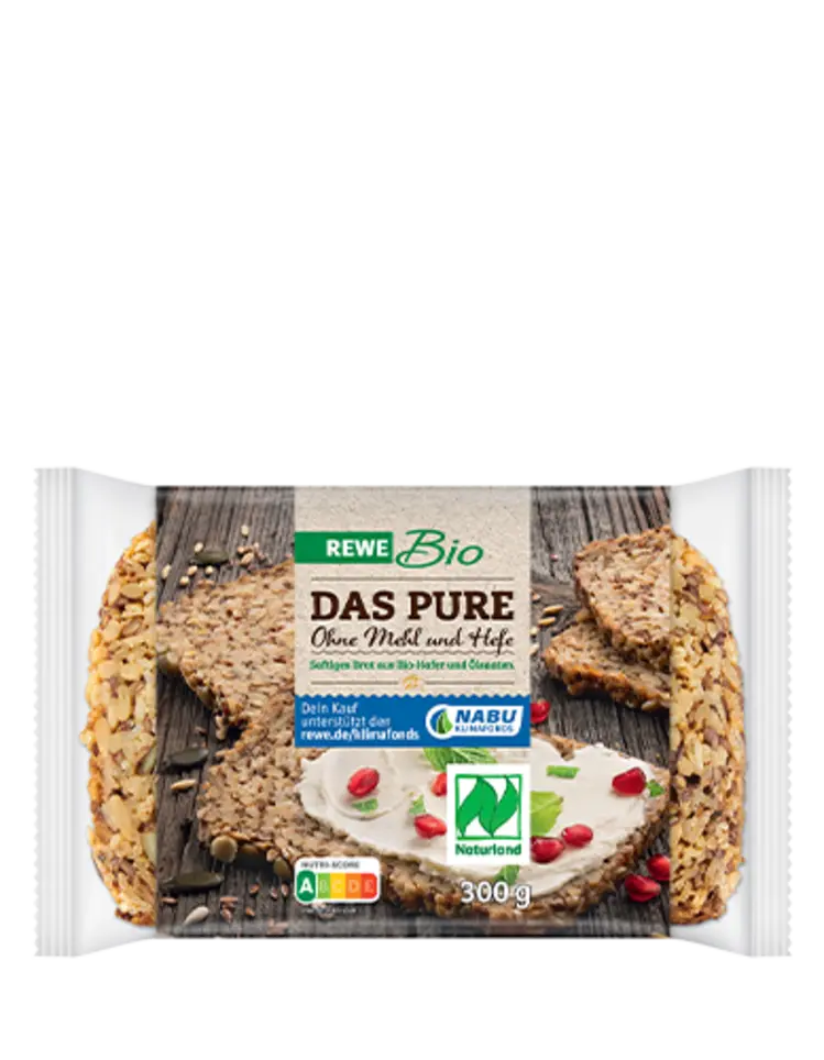 REWE Bio Das Pure Ohne Mehl und Hefe