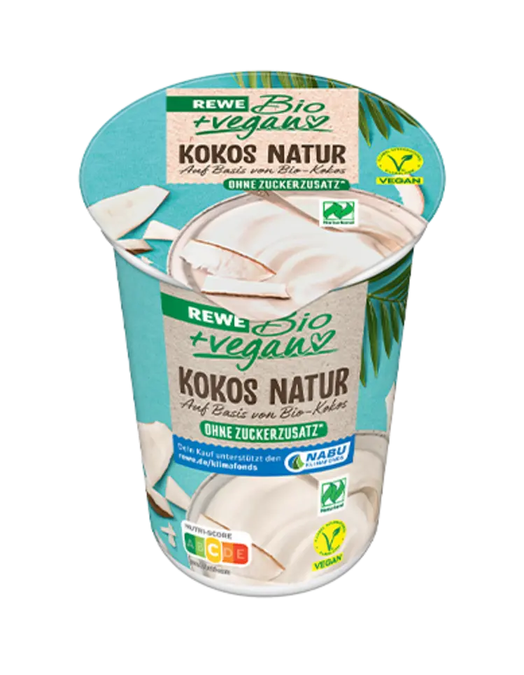 REWE Bio + vegan Kokos Natur Joghurtalternative