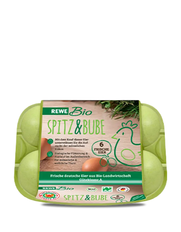 REWE Bio Eier Spitz und Bube