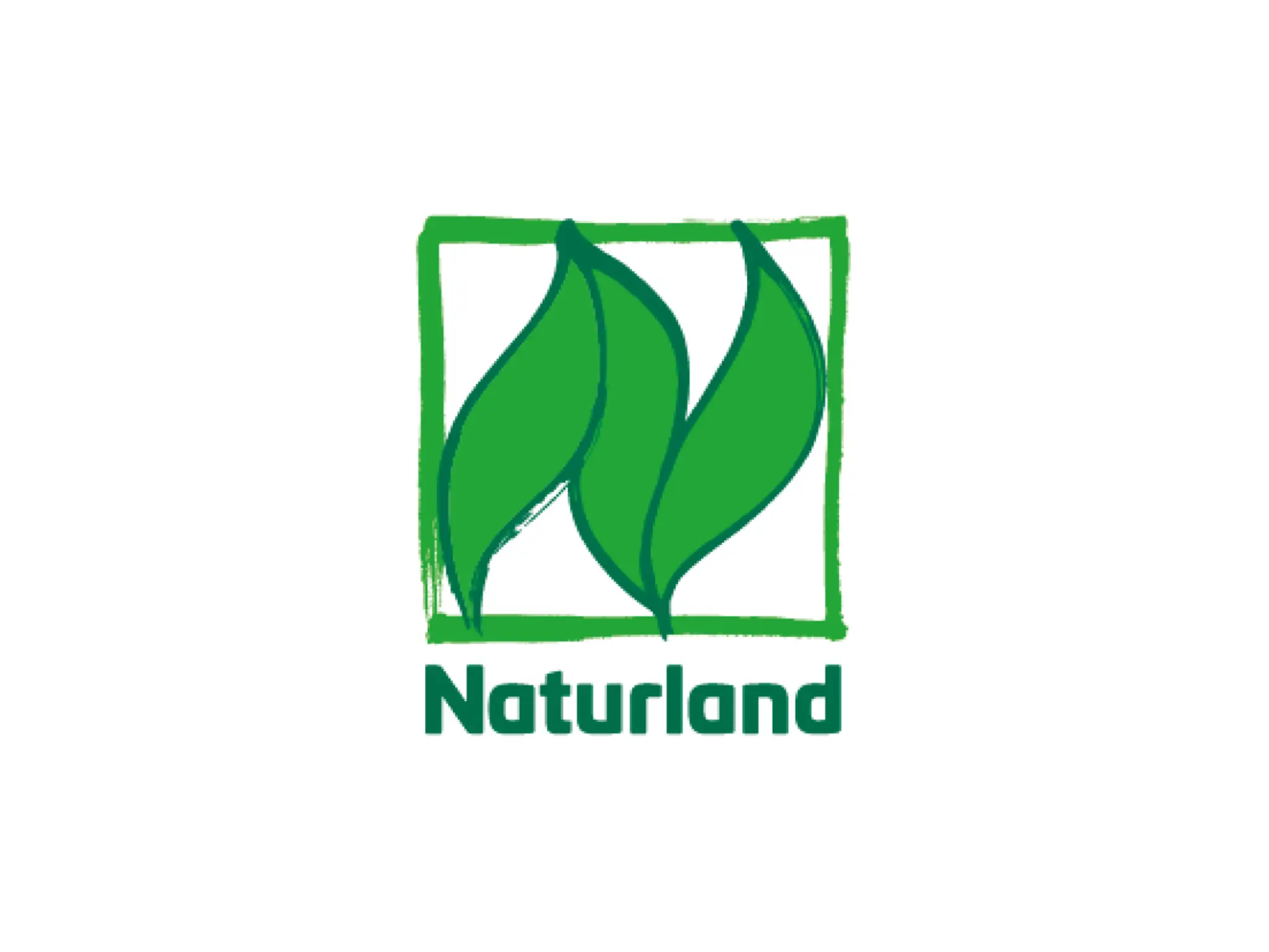 Das grüne Naturland Zeichen.