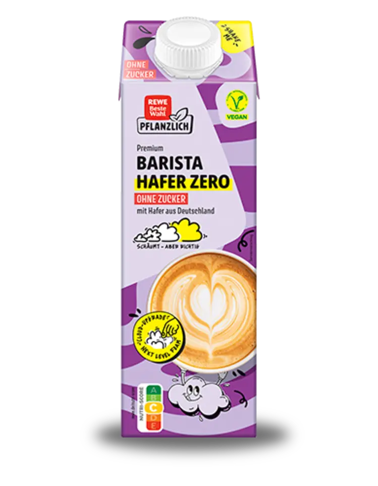 REWE Beste Wahl Pflanzlich Barista Hafer Zero