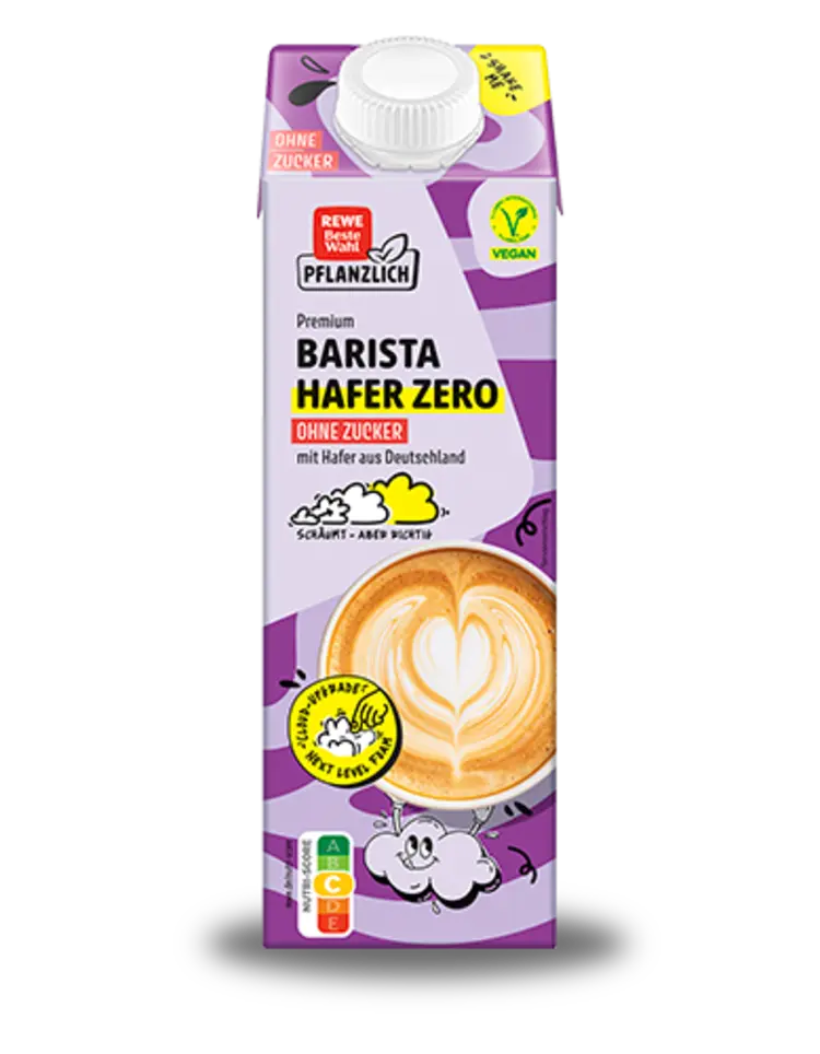 REWE Beste Wahl Pflanzlich Barista Hafer Zero