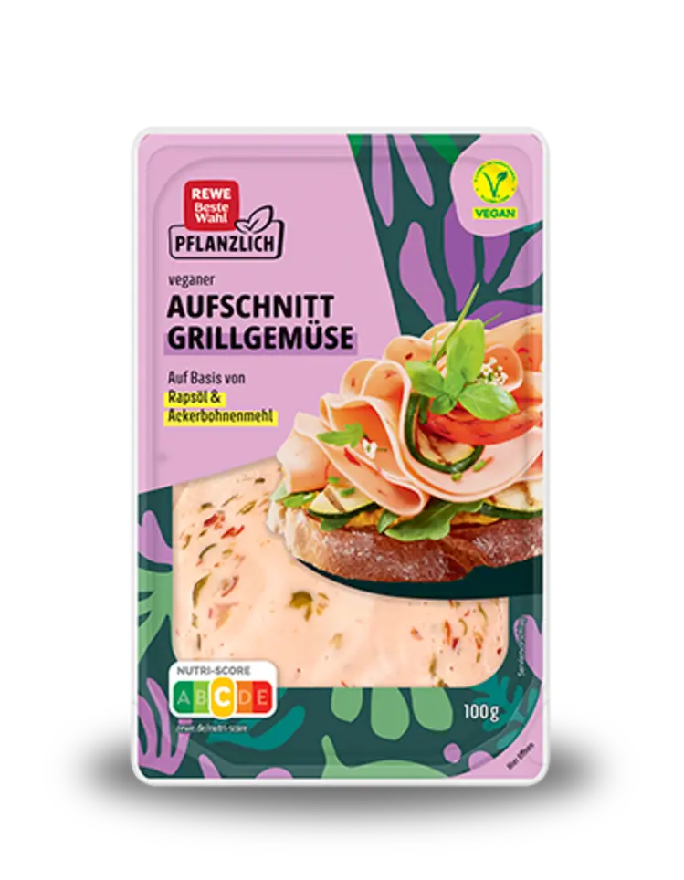 REWE Beste Wahl veganer Aufschnitt Grillgemüse