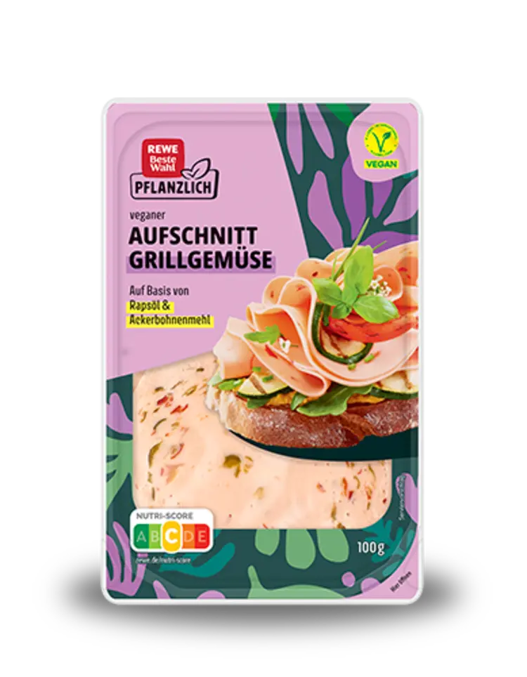REWE Beste Wahl veganer Aufschnitt Grillgemüse