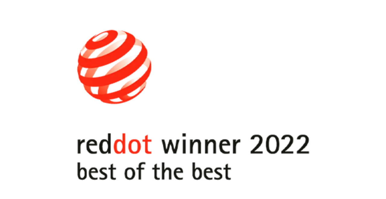 Das Logo des Red Dot Awards. 