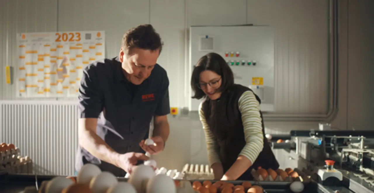 REWE Kaufmann Elmar Engel und Lokal-Partnerin Patricia Keppler.