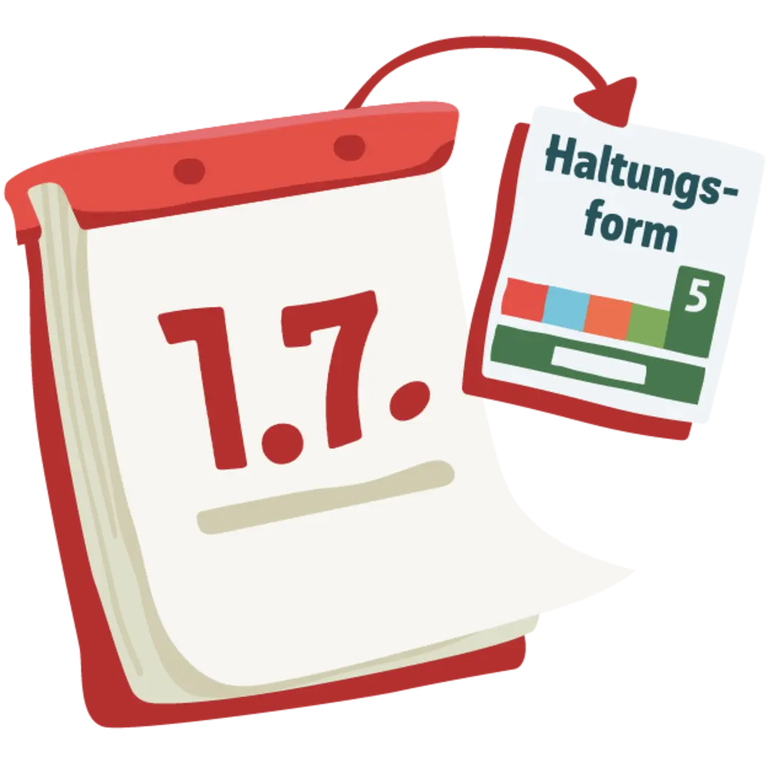 Ein illustrierter Abreißkalender.