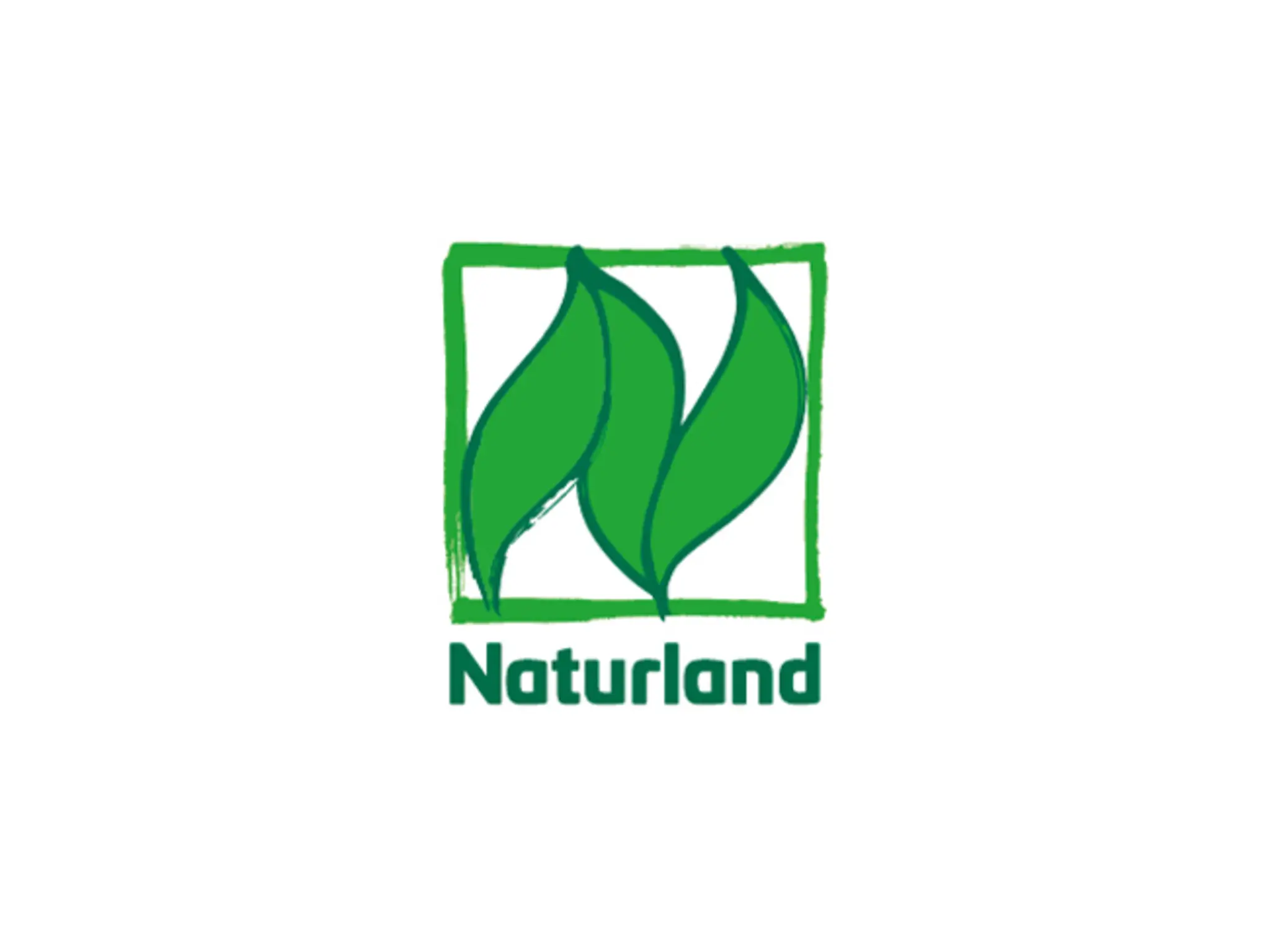 Das grüne Naturland Zeichen.