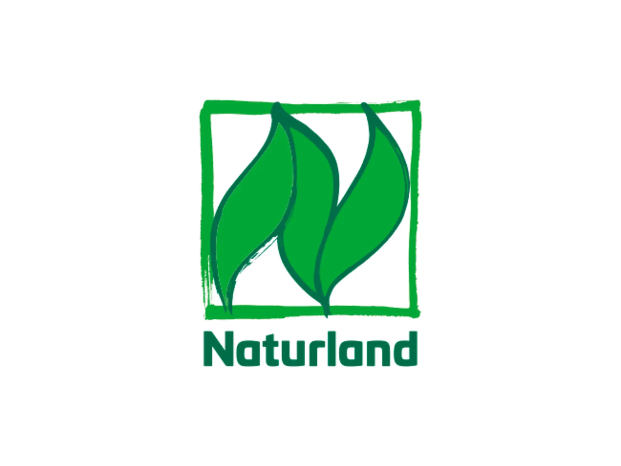 Das grüne Naturland Zeichen.