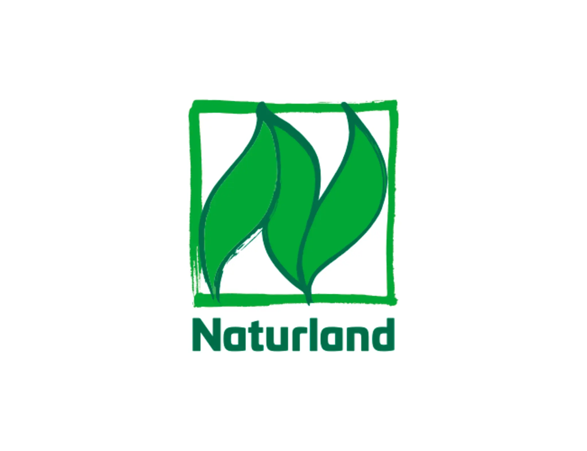 Das grüne Naturland Zeichen.