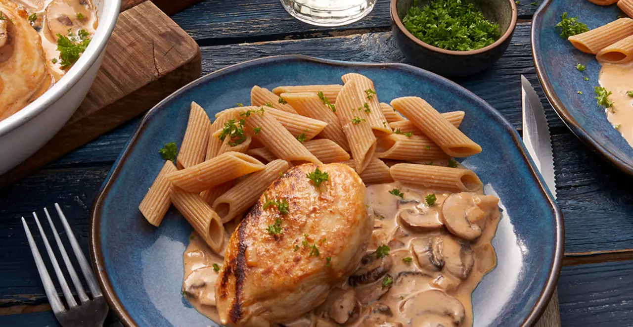 Champignon-Rahm-Hähnchen