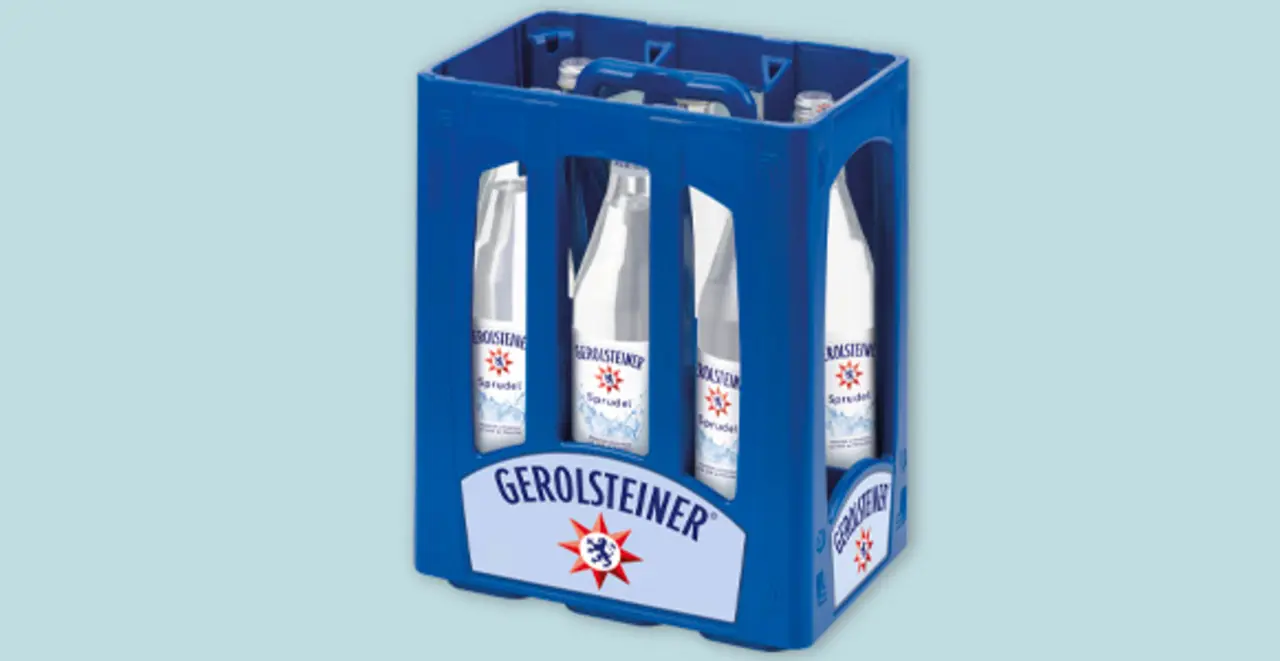 Gerolsteiner Mineralwasser Naturell (6x 1 l).