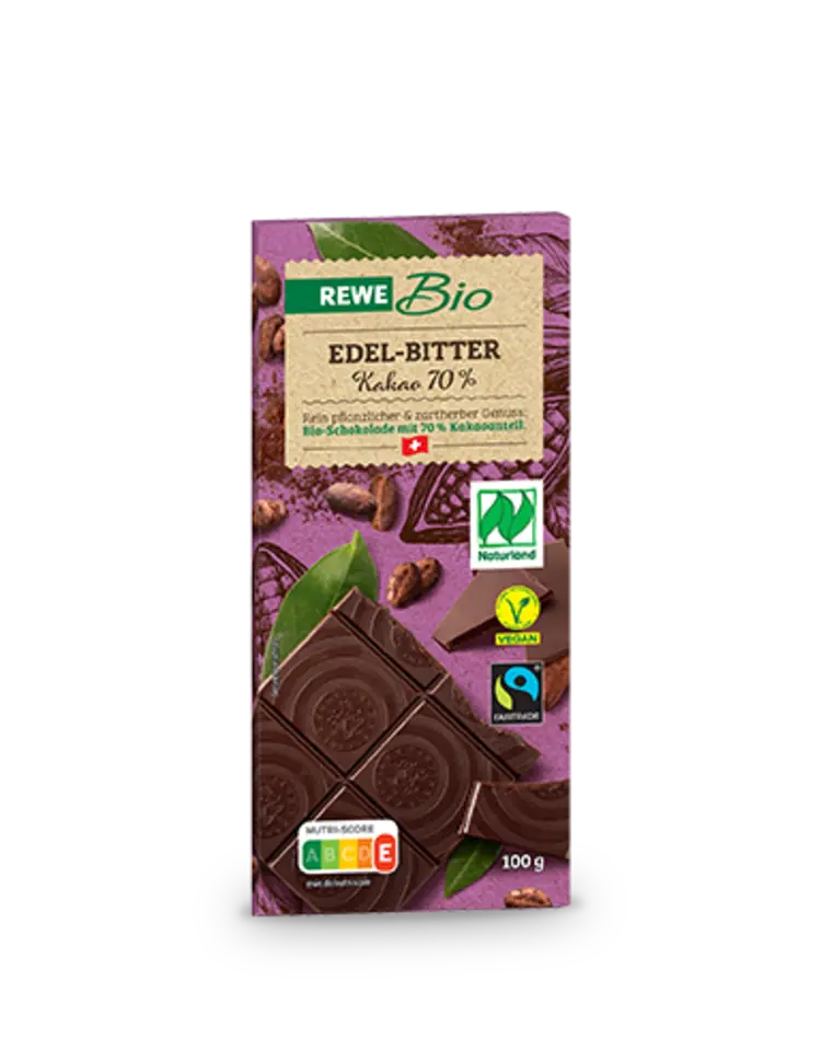 REWE Bio Schokolade Zartbitter
